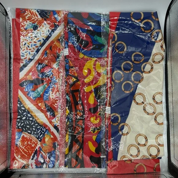 🔥🆕🔥 3-Pack Satin Edge Laying Scarves - Headband/Wrap/Scarf Set - Picture 4 of 5
